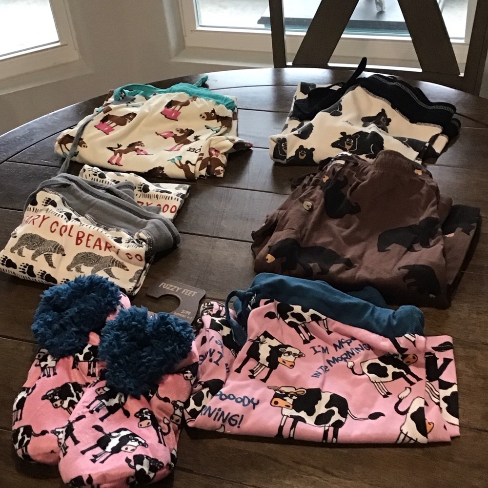 Animal Print Pajama Set